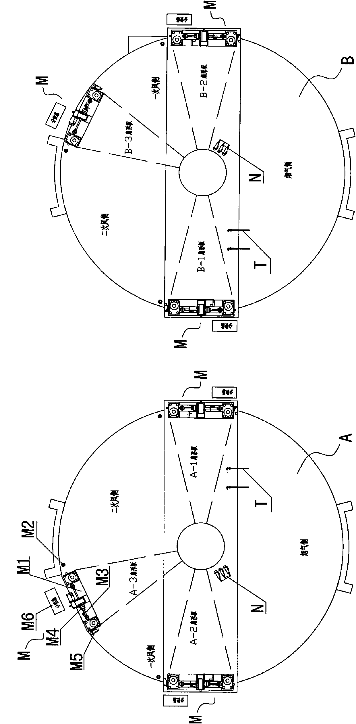 Air leakage control system and control method for air pre-heater