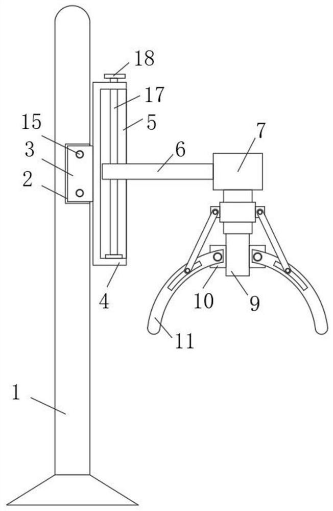 Rib fracture orthotopic fixing device for thoracic surgery department