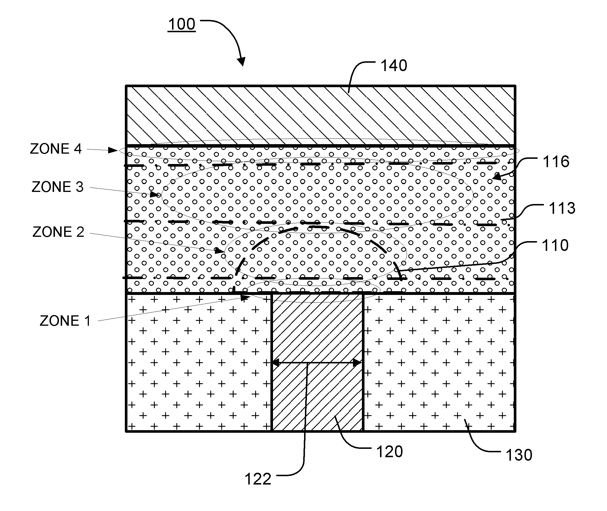 Phase change memory having one or more non-constant doping profiles