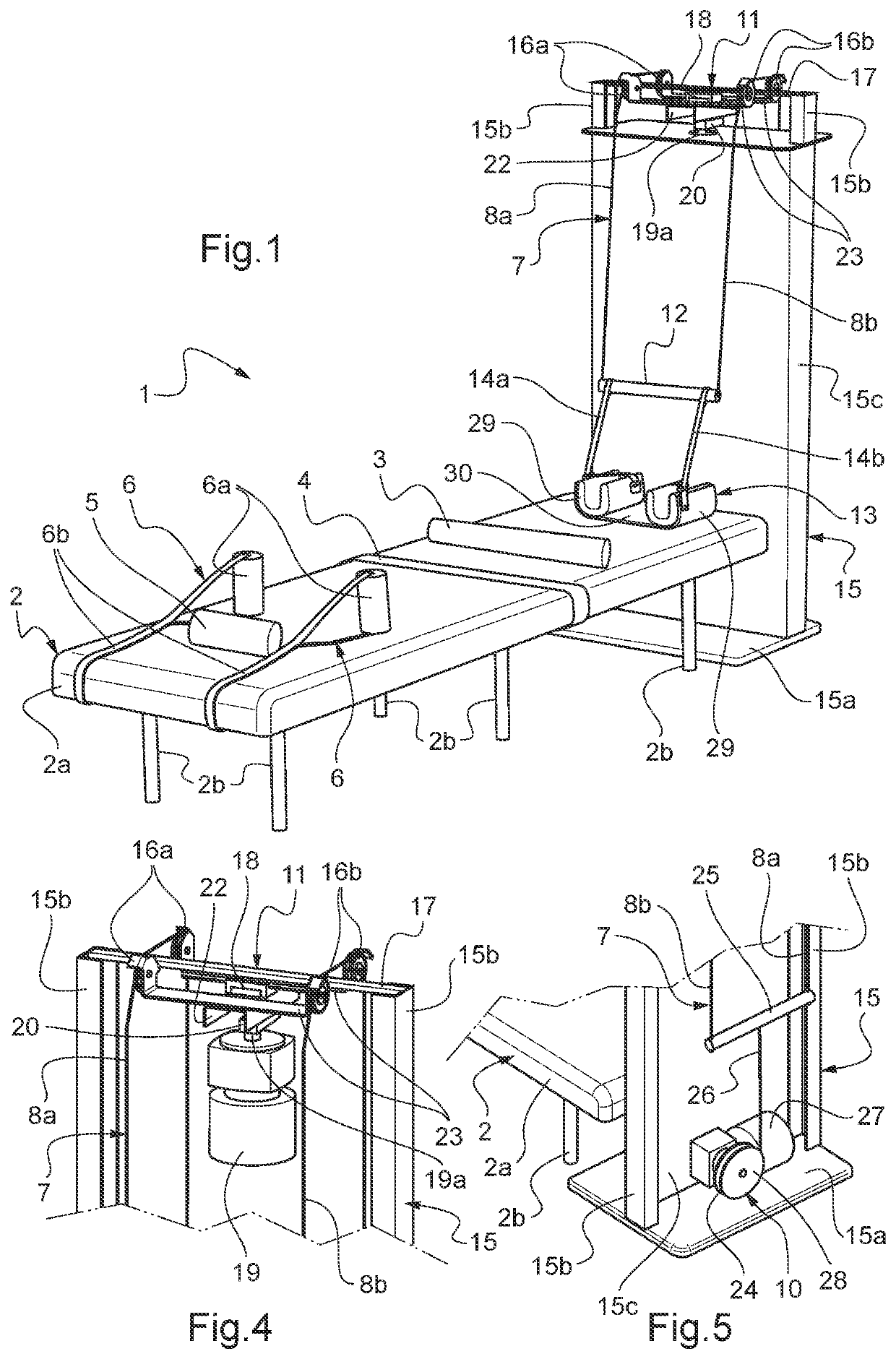 Pendular joint decompression device