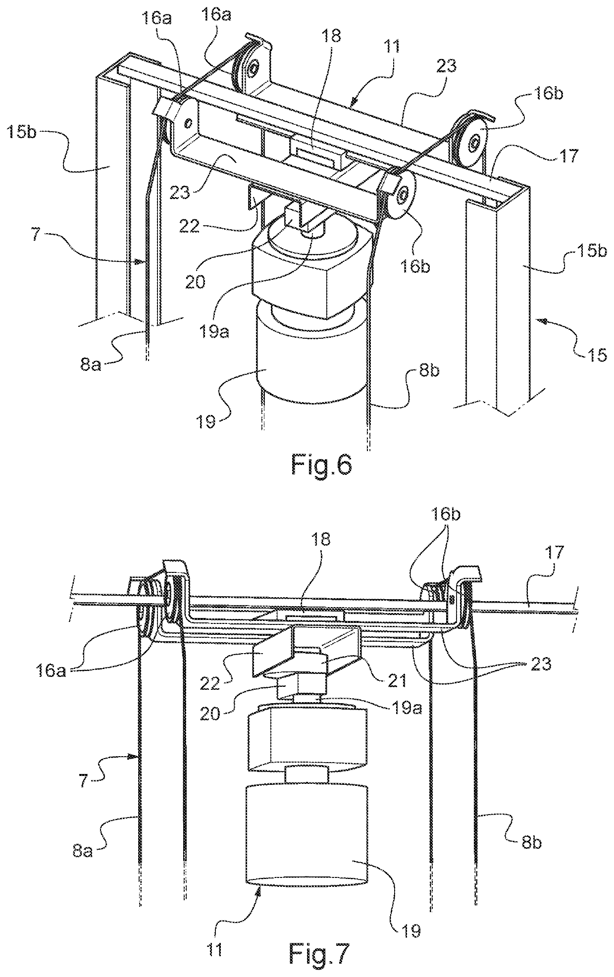 Pendular joint decompression device