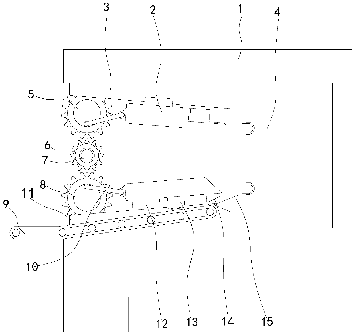 Novel badminton feather inserting machine with heating device