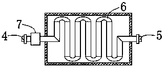 Guide rail processing cooling apparatus