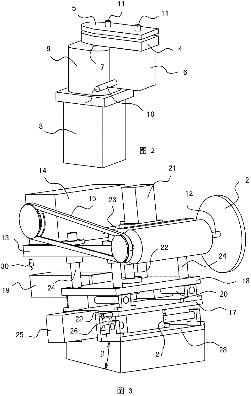 Automatic grinding machine for cutting edge of surgical knife blade