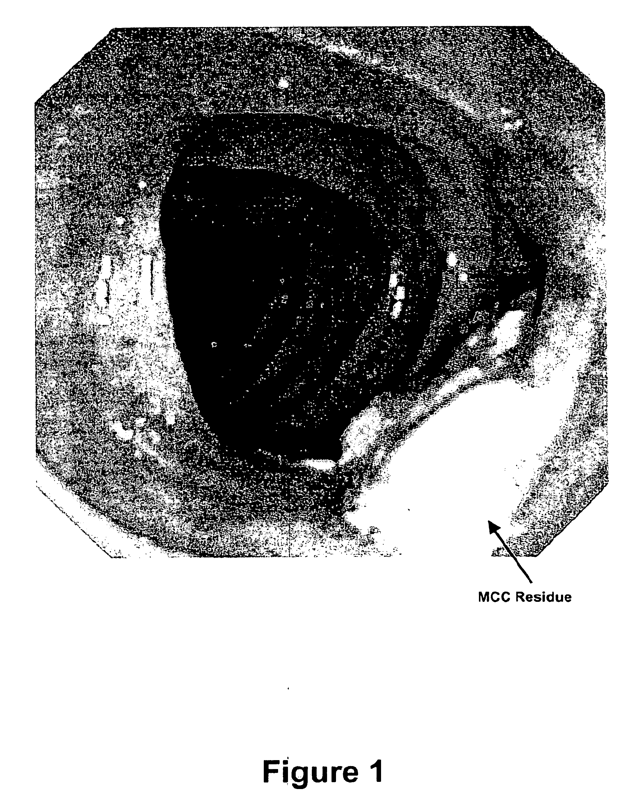 Colonic purgative composition with soluble binding agent