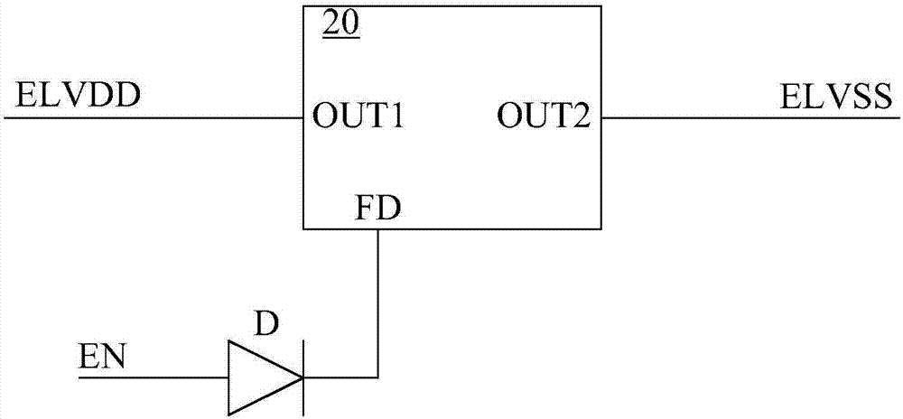 Power supply chip and display device