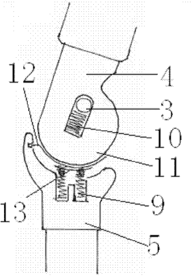 Bionic knee-guarding support