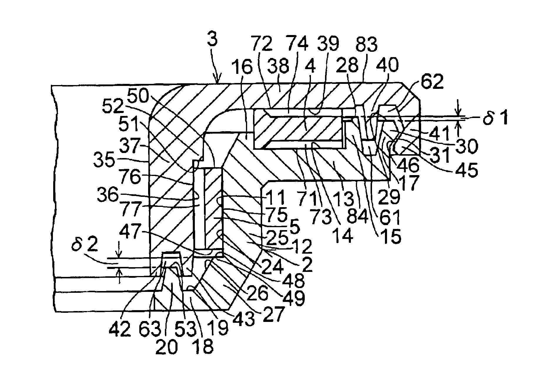 Synthetic resin-made sliding bearing