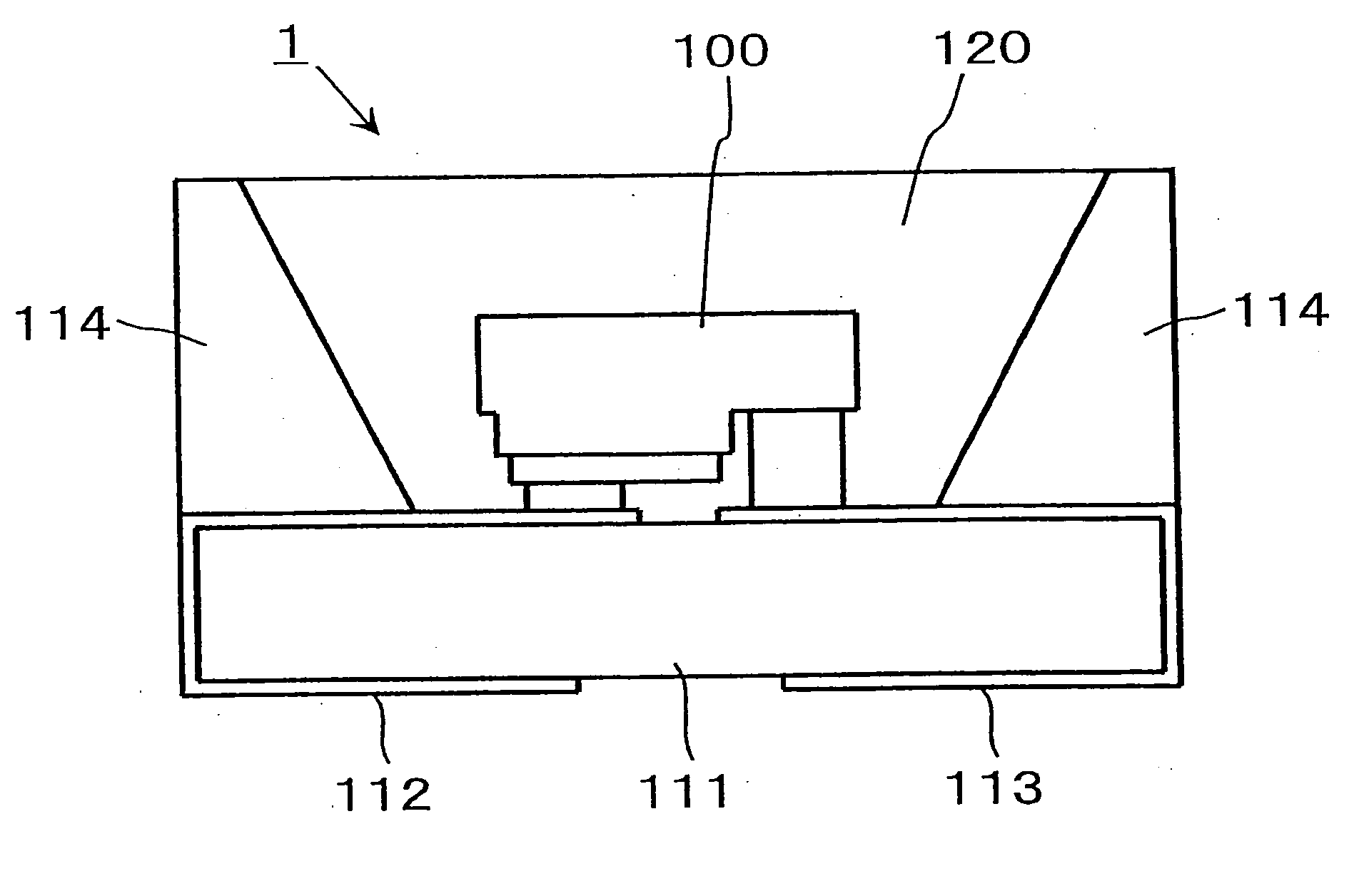 Light emitting device using gan led chip