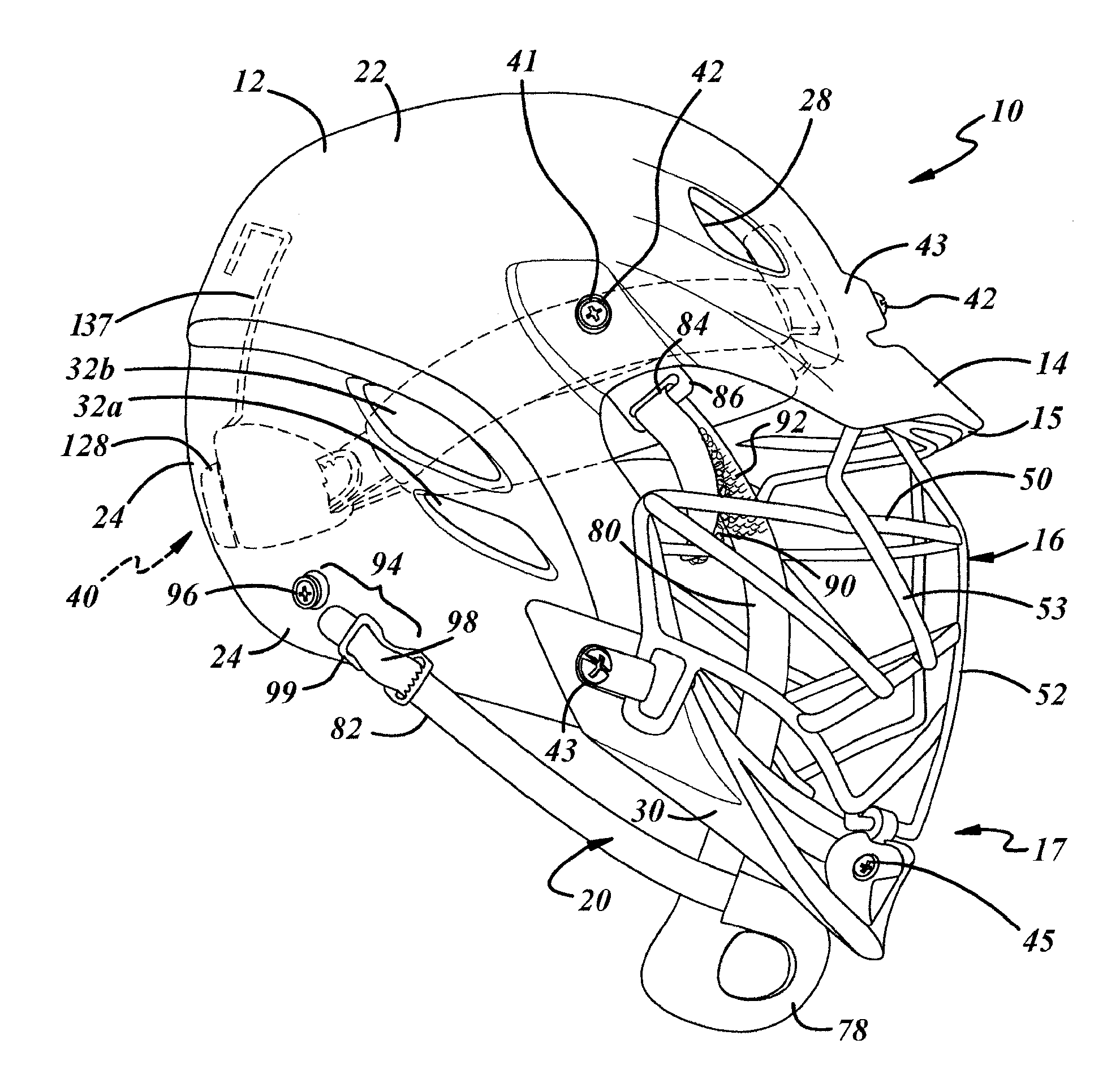 Helmet adjustment system