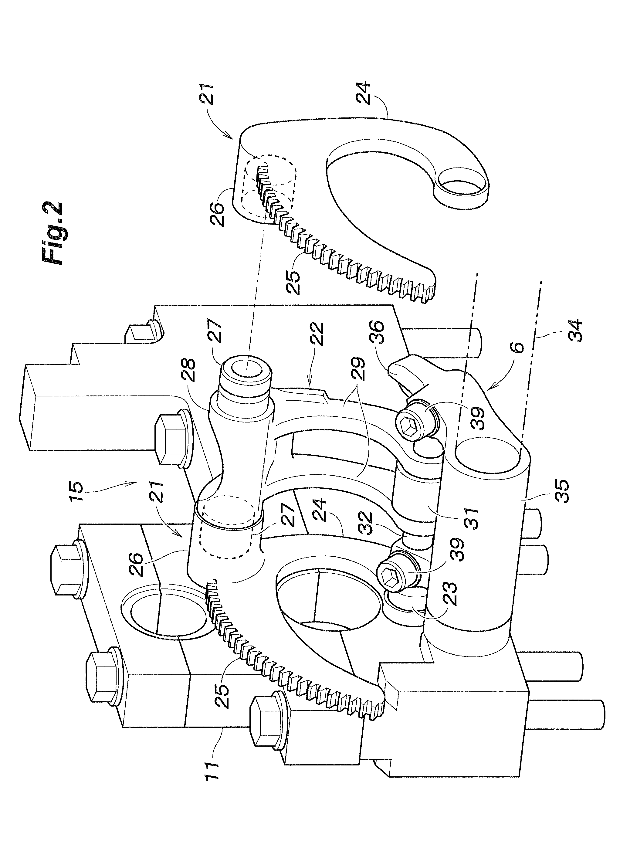 Variable valve opening property internal combustion engine