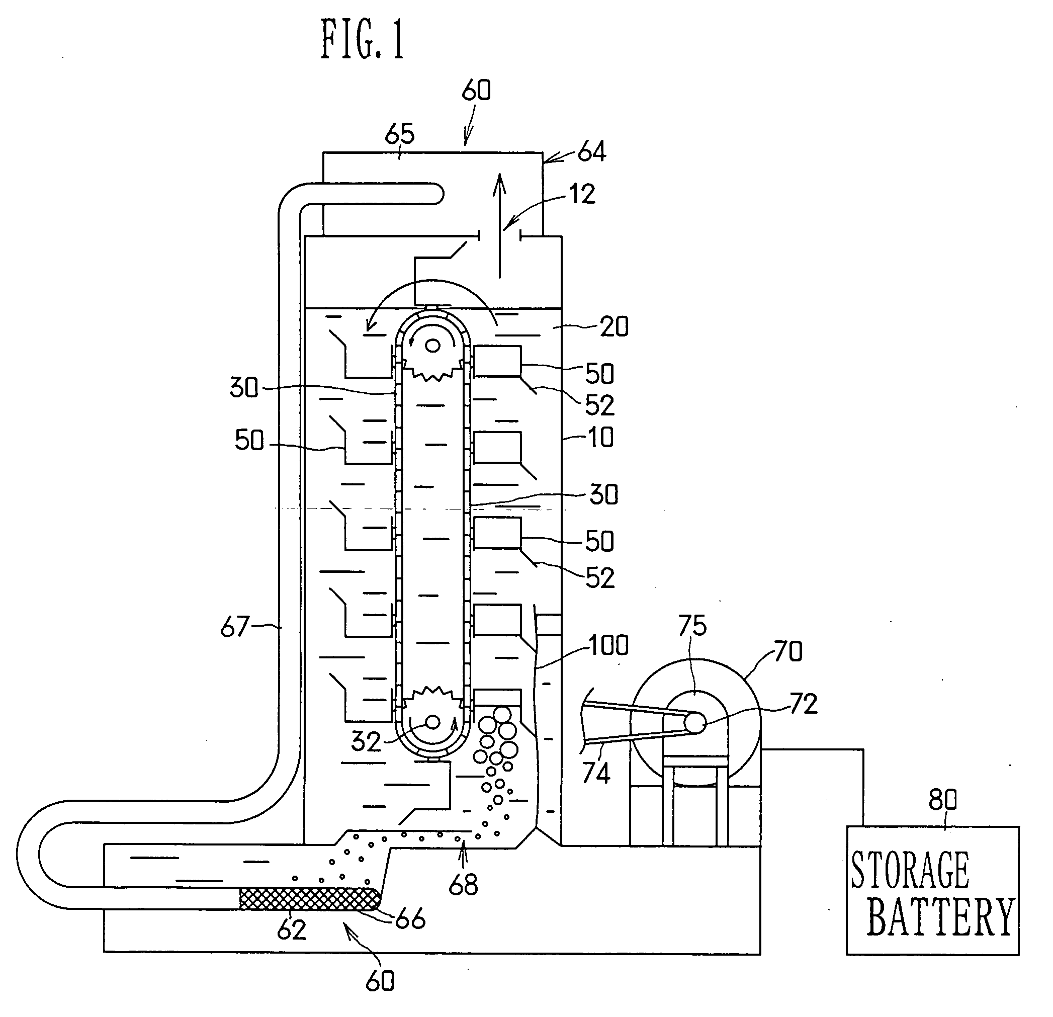 Power generating system utilizing buoyancy