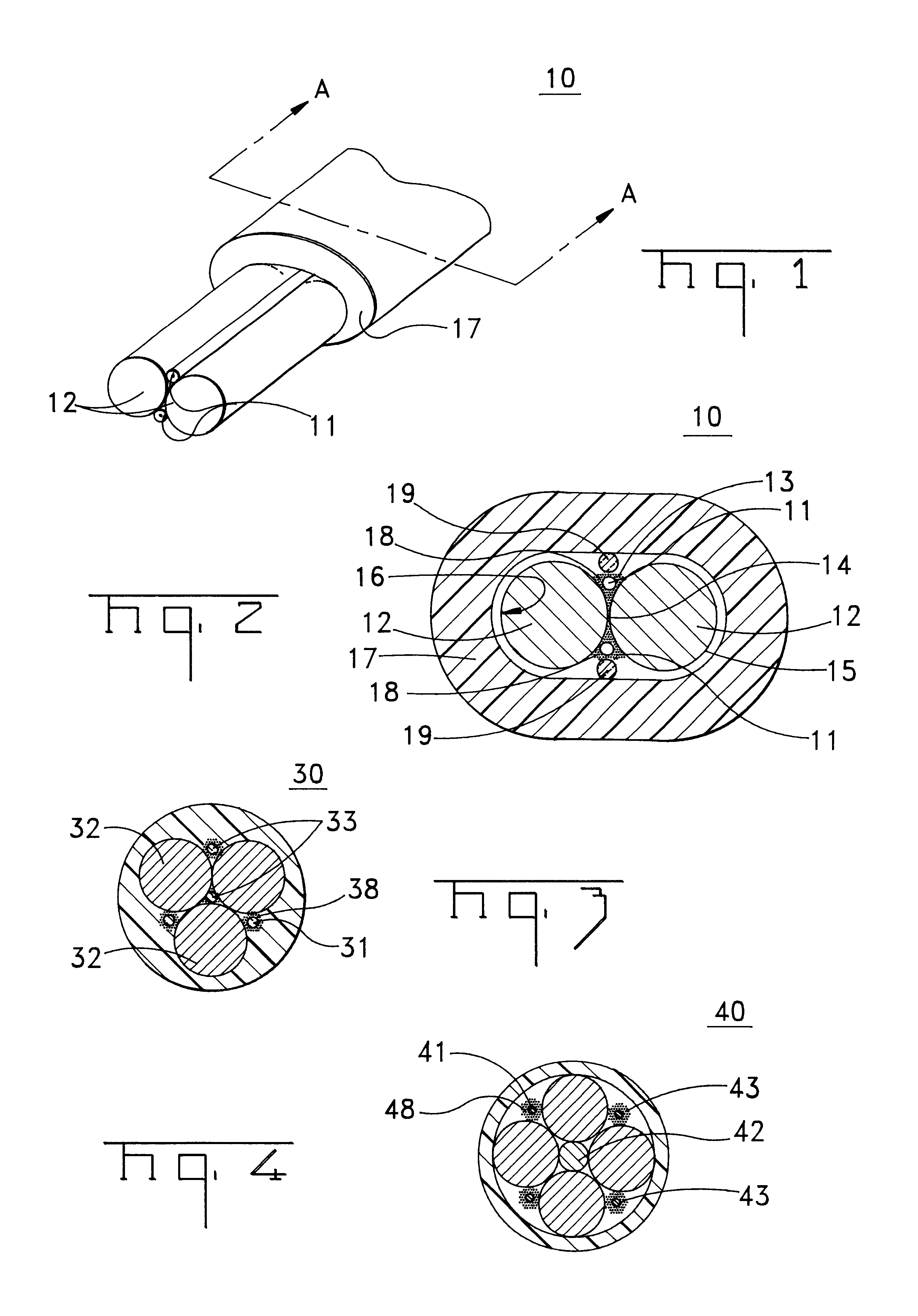 Non-stranded high strength fiber optic cable