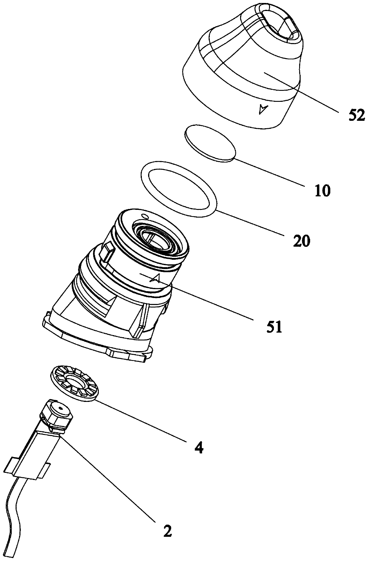 Visible beauty instrument supporting skin blackhead analyzing function and control method thereof