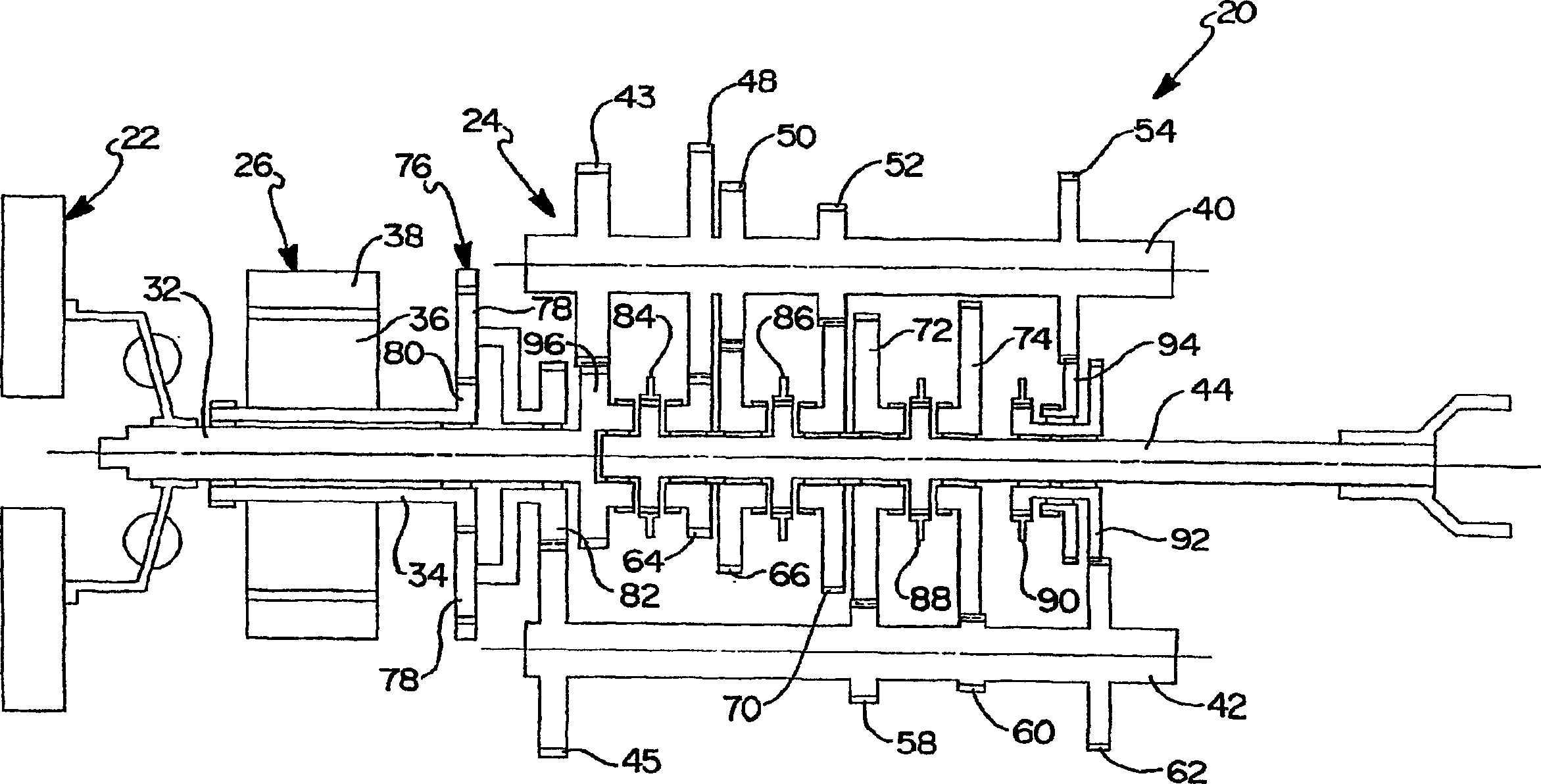 Hybrid powertrain system