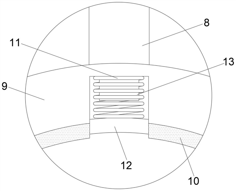 New energy automobile motor main shaft connecting structure