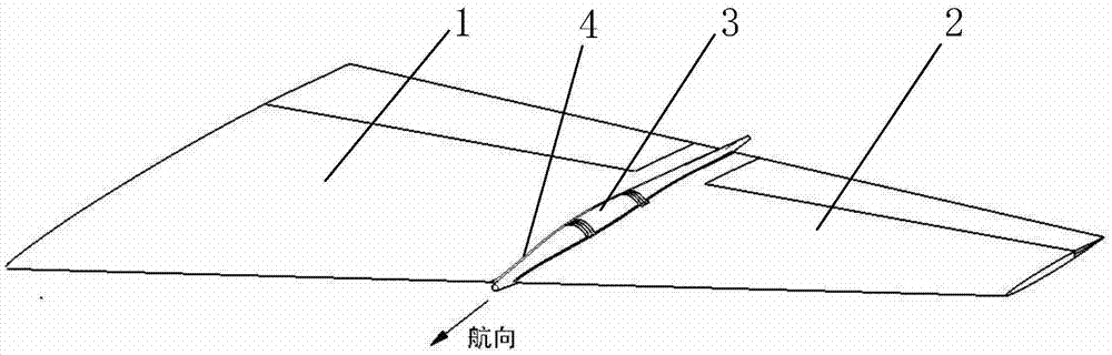 Shape-preserving foldable wing