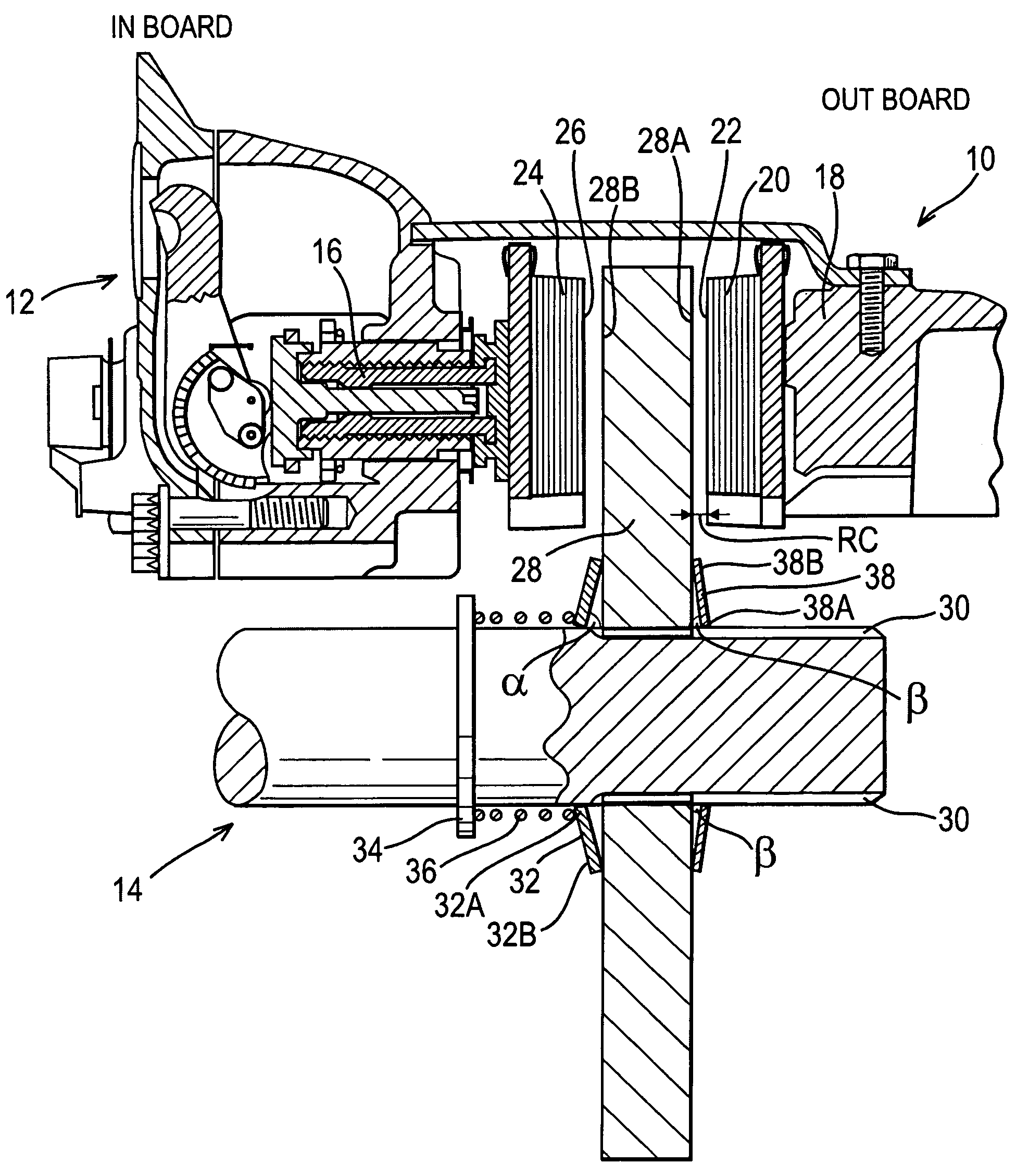 Disc sliding mechanism