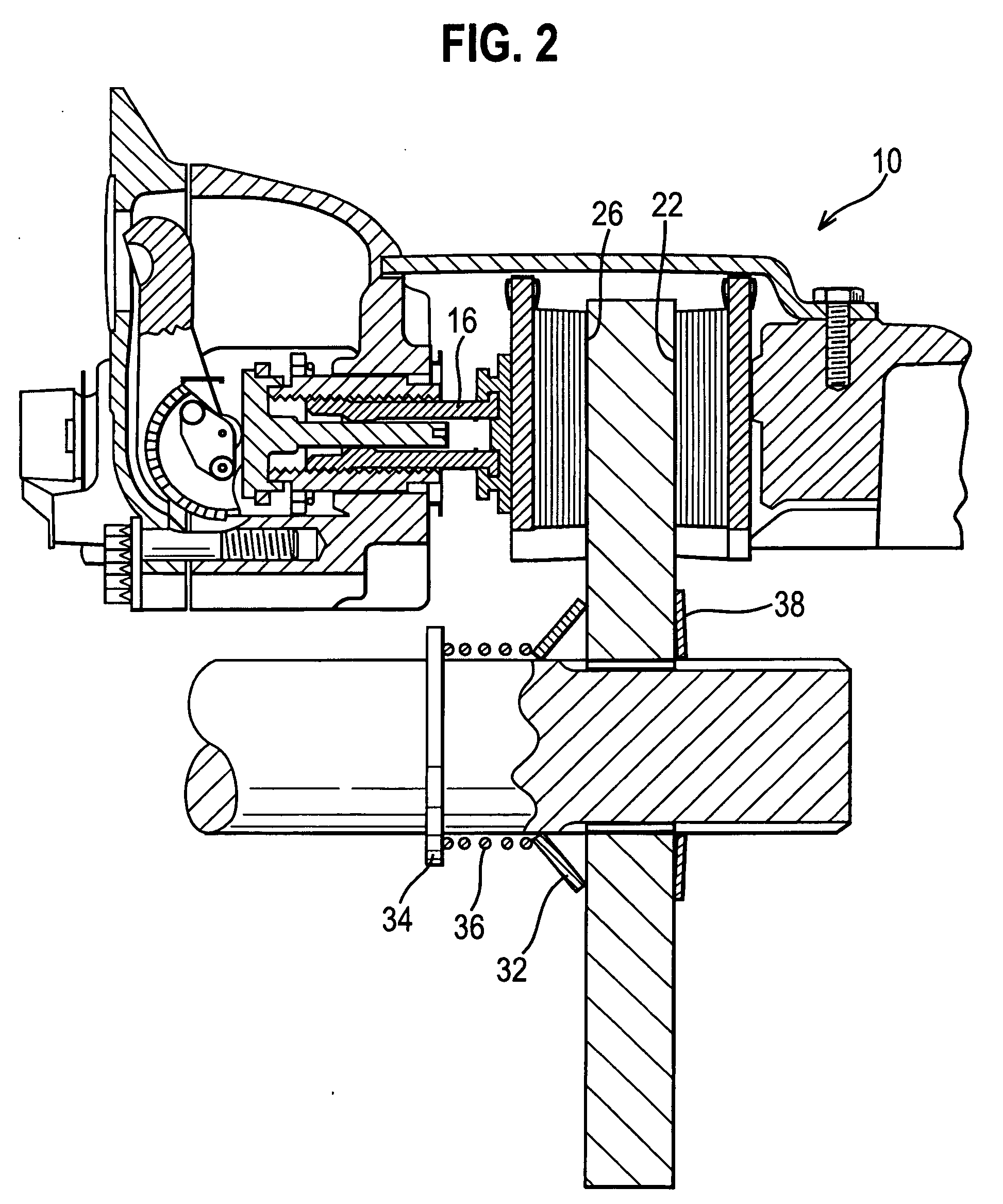 Disc sliding mechanism