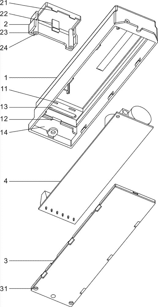 Firefighting emergency power supply box