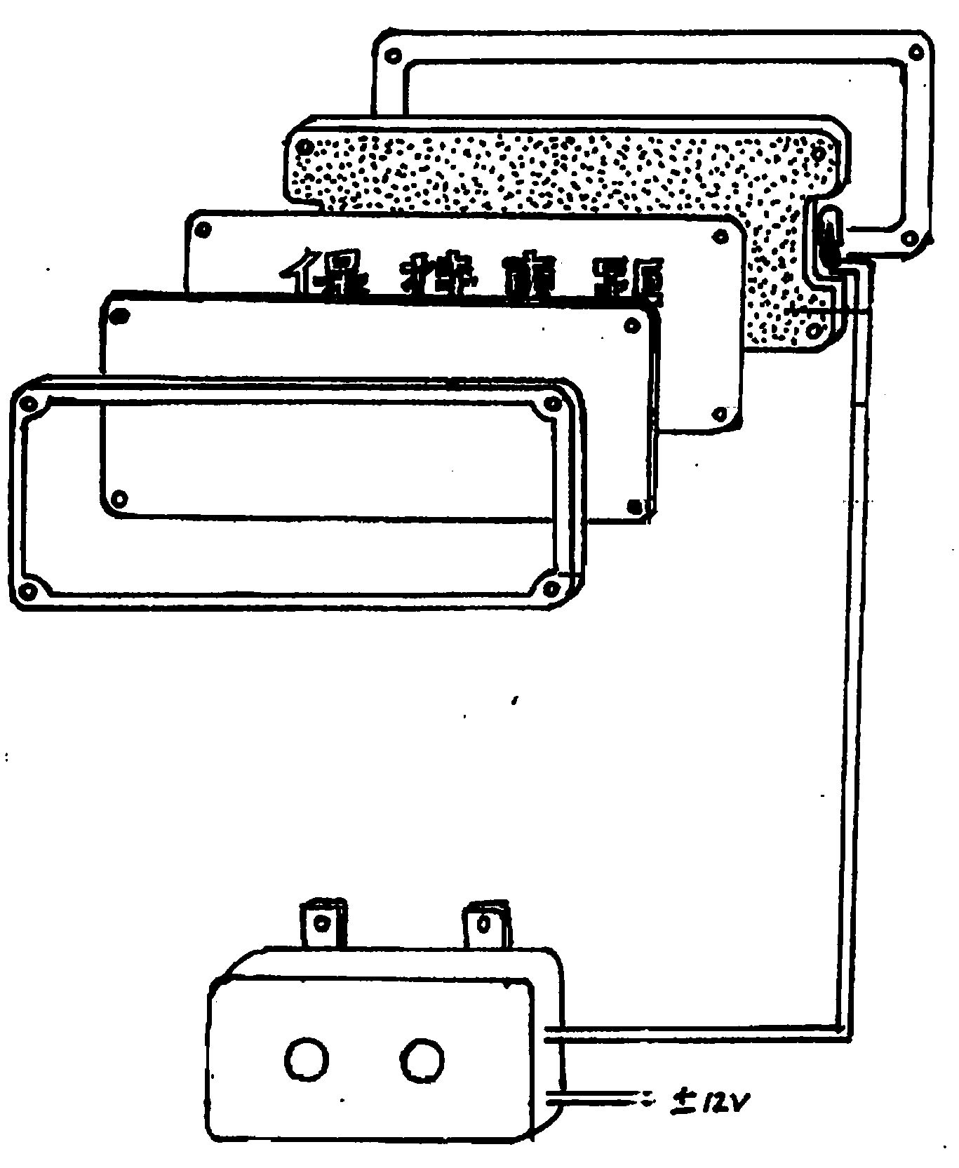 Vehicle warning device and accident immediate warning method