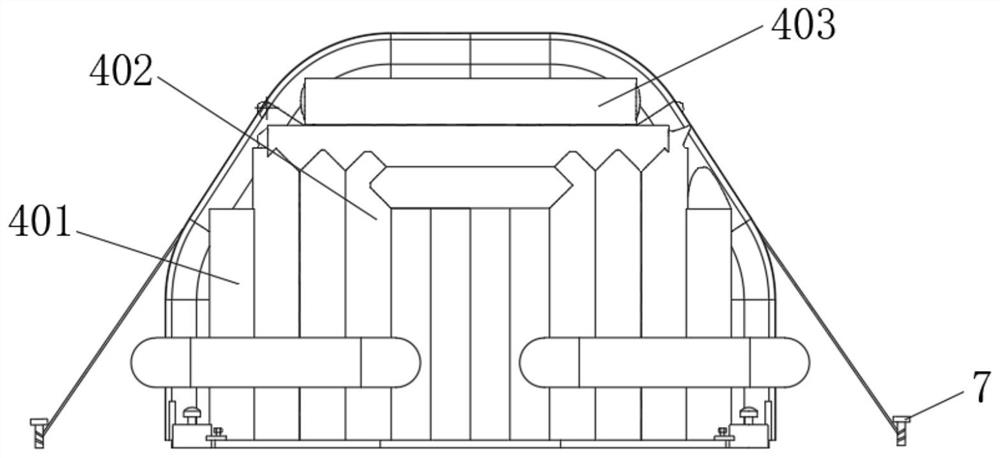 Inflatable tent with good stability