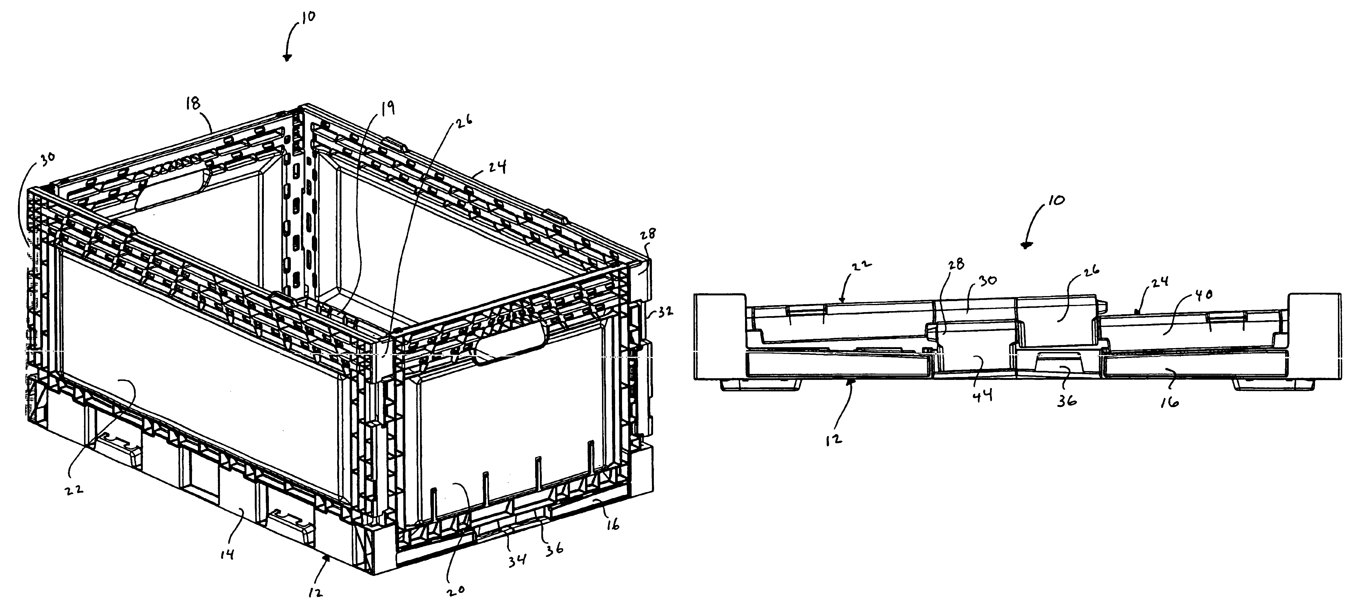 Collapsible container