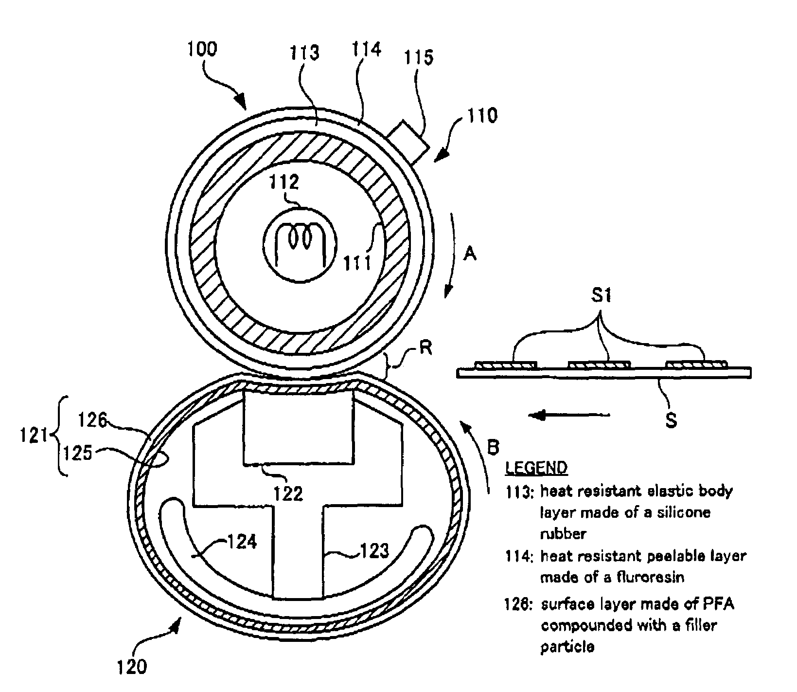 Circulating body and fixing device