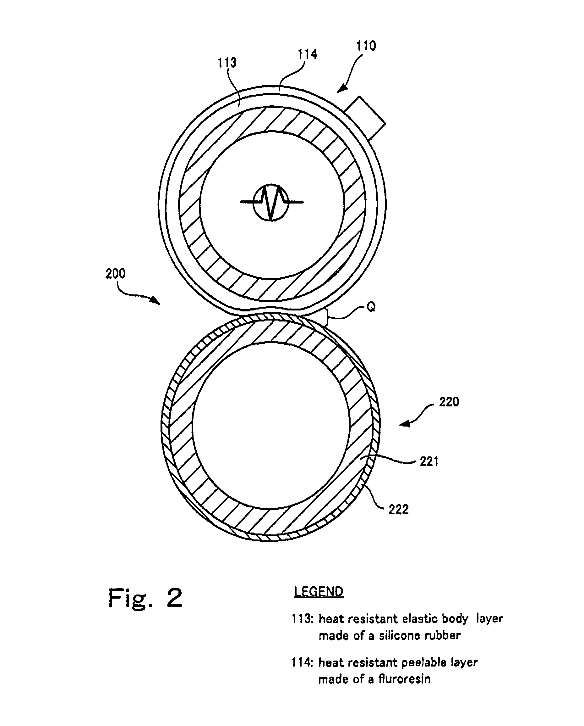 Circulating body and fixing device