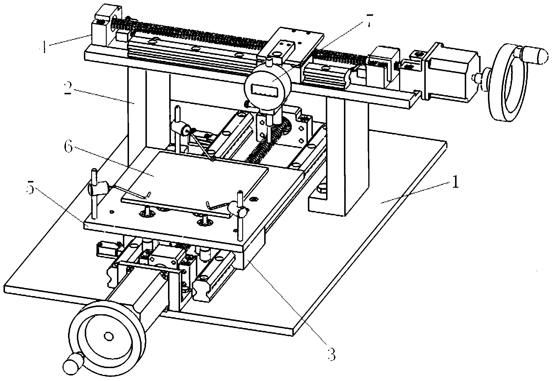 Automatic flatness measuring machine