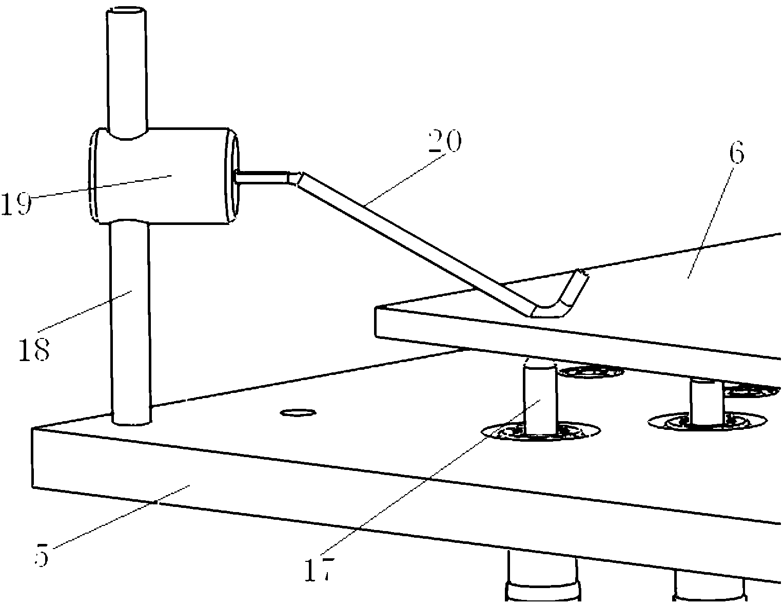 Automatic flatness measuring machine