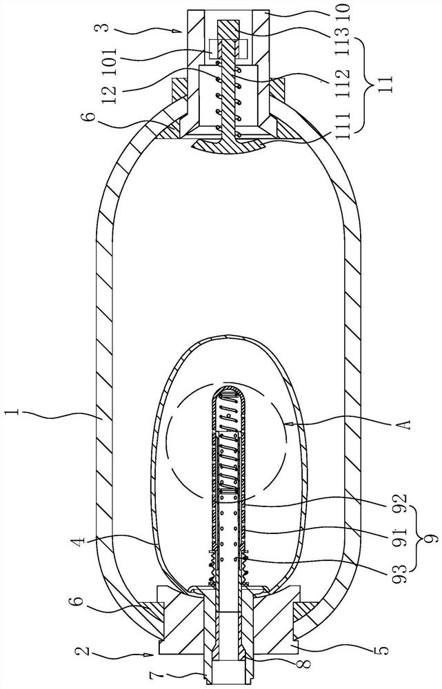 A kind of capsule energy storage device