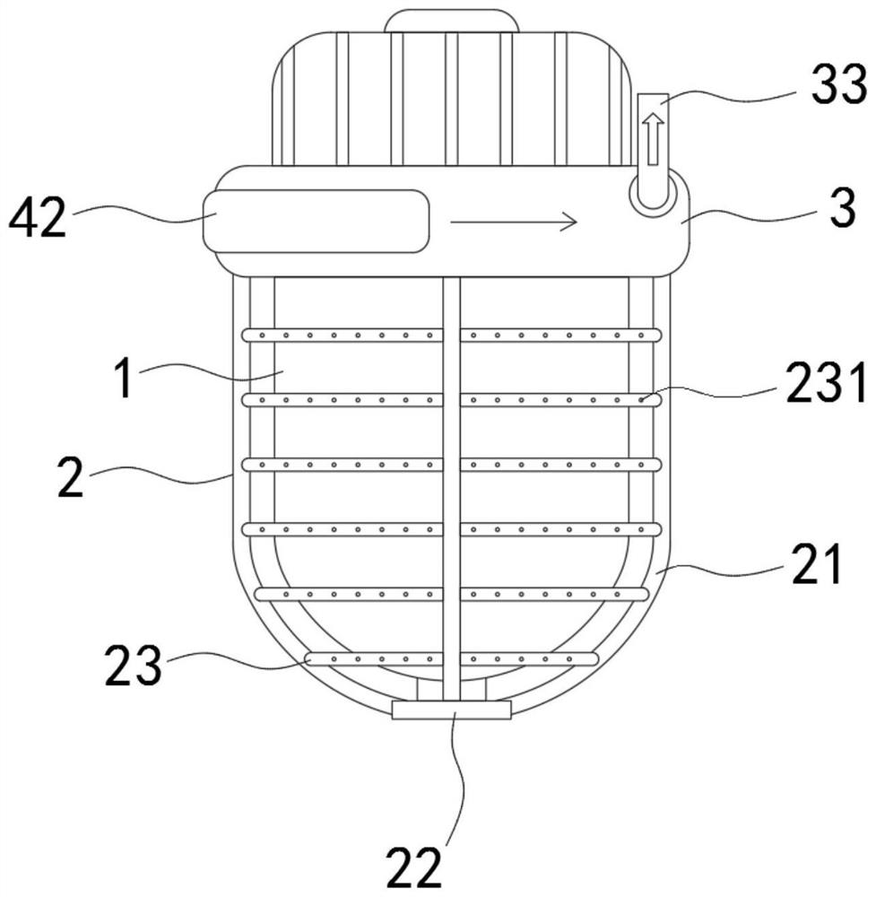 A lighting device with gas purification function for underground engineering