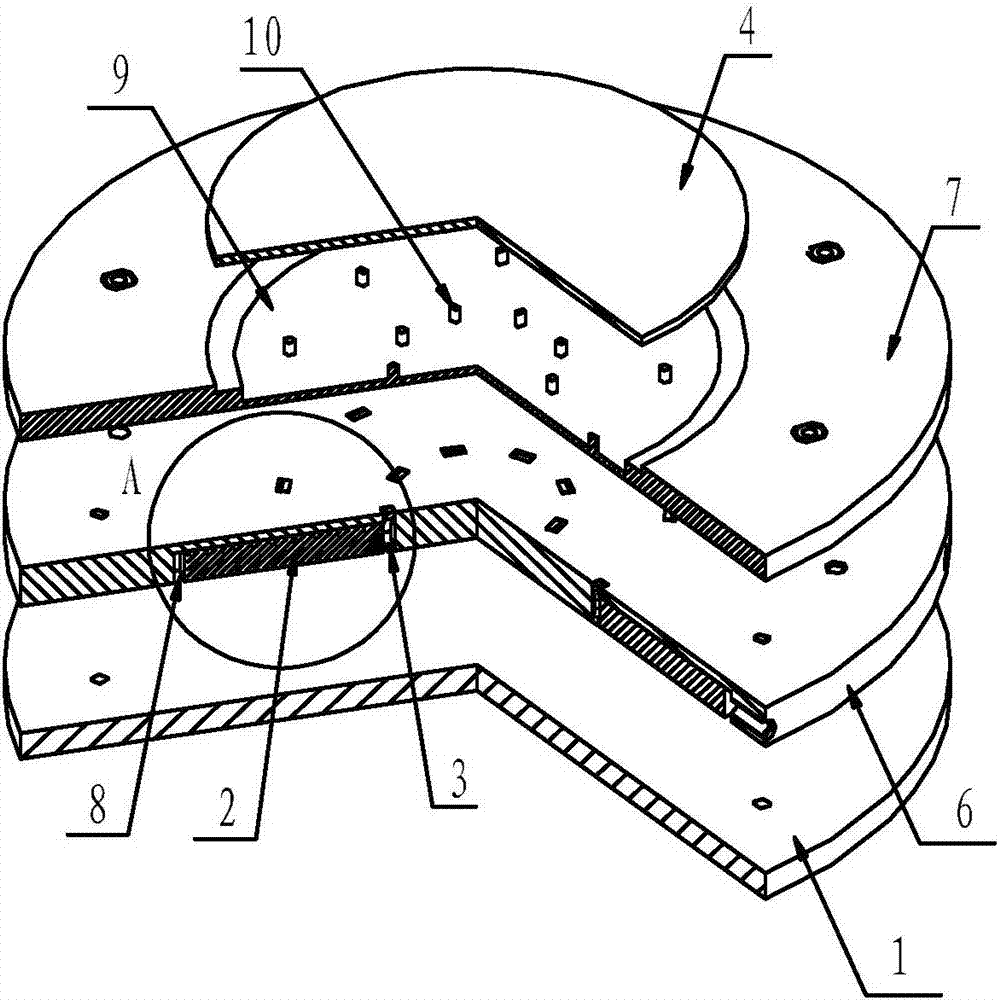 Deformation polishing disc based on piezoelectric ceramic drivers