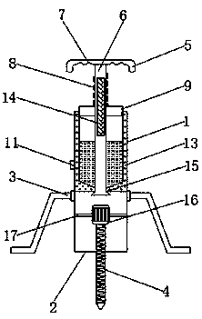 Fertilizing device for agricultural planting