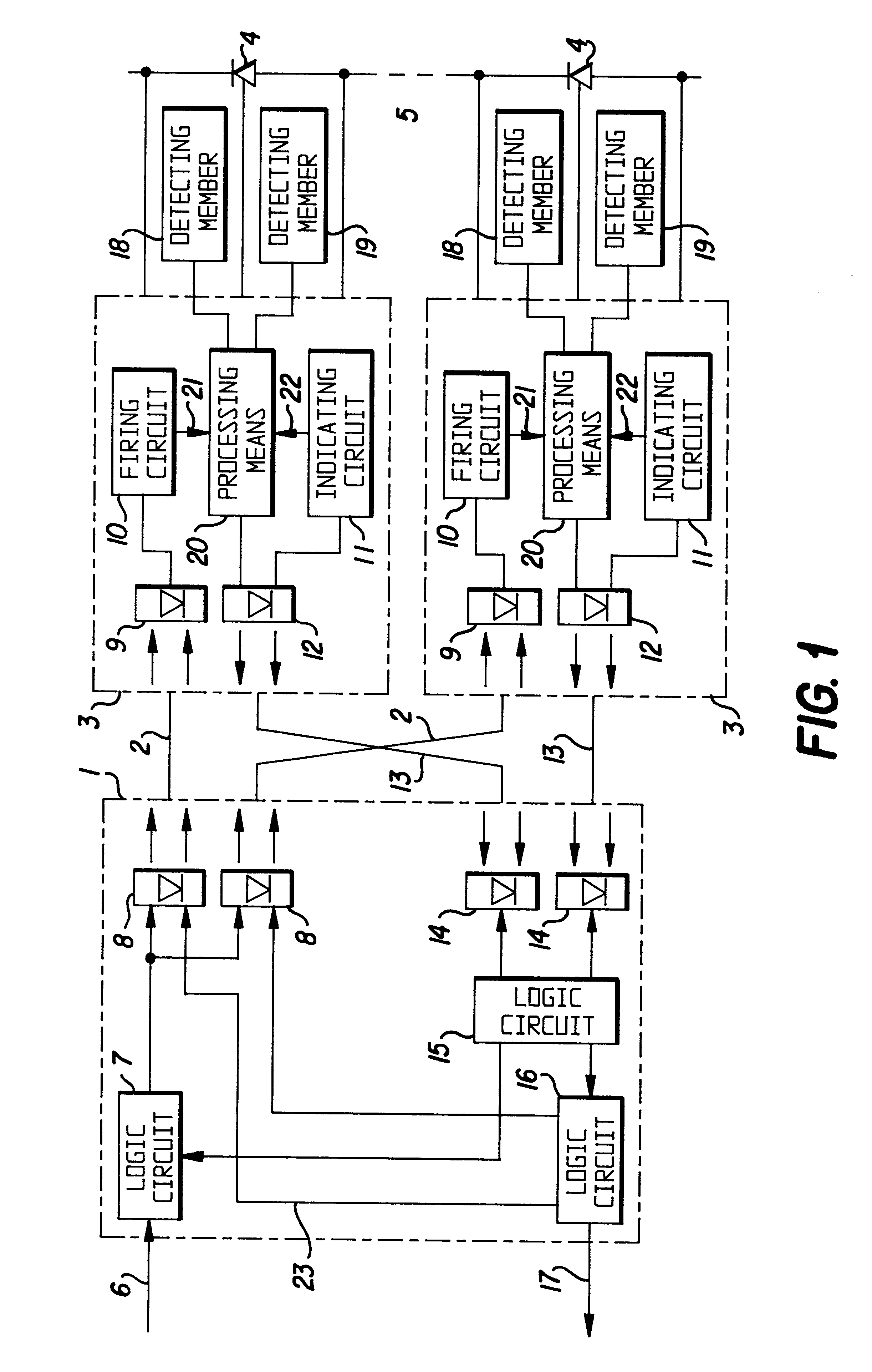 HVDC power transmission system with cooling and switching device temperature detection