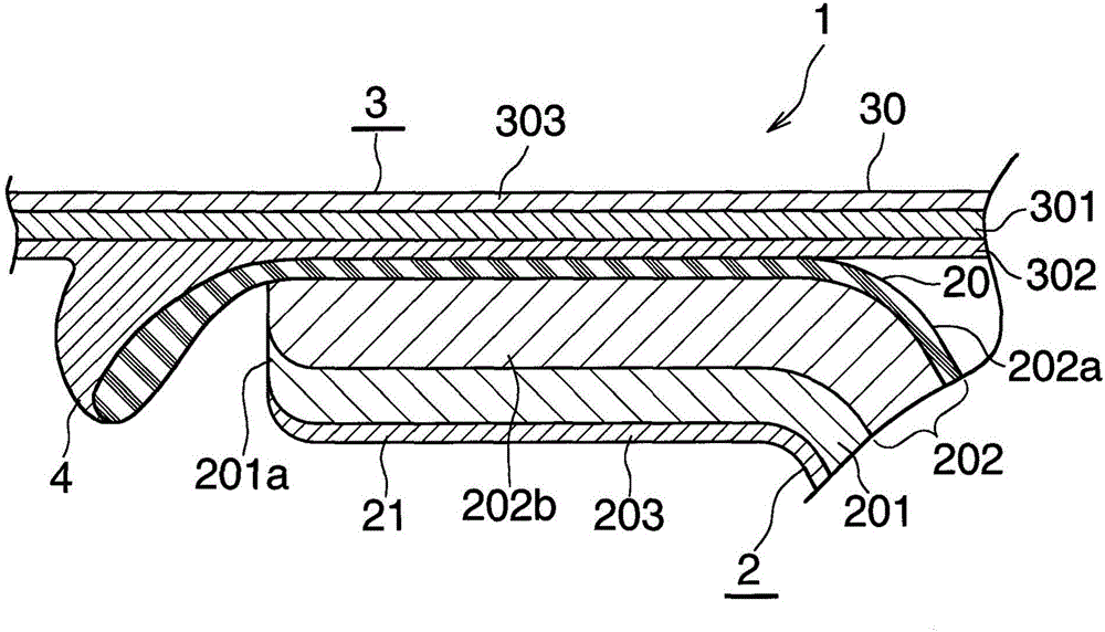 Container and packaging body