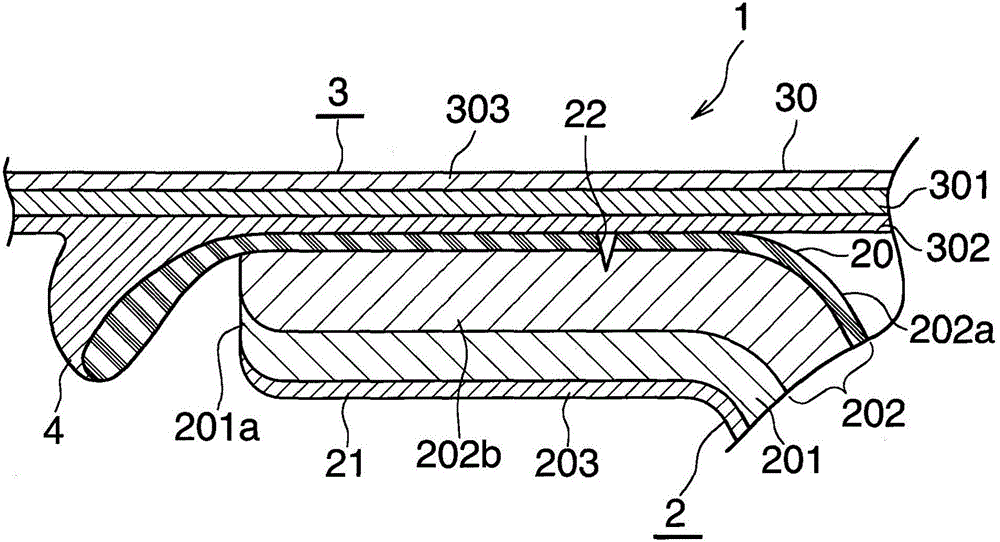 Container and packaging body