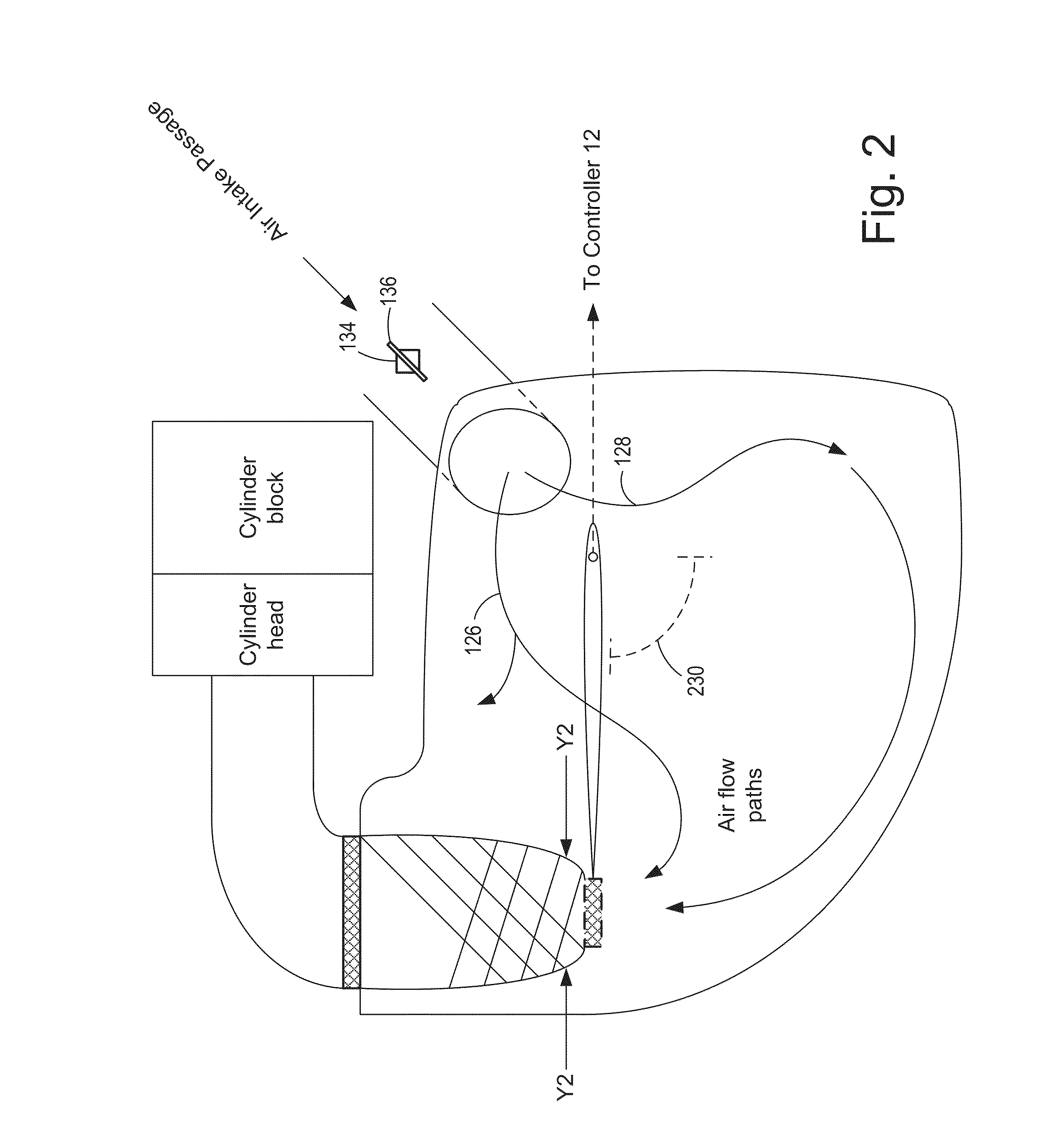 Air trap variable manifold runners