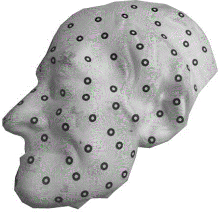 Three-dimensional mark point matching method for point cloud registration and three-dimensional scanning method