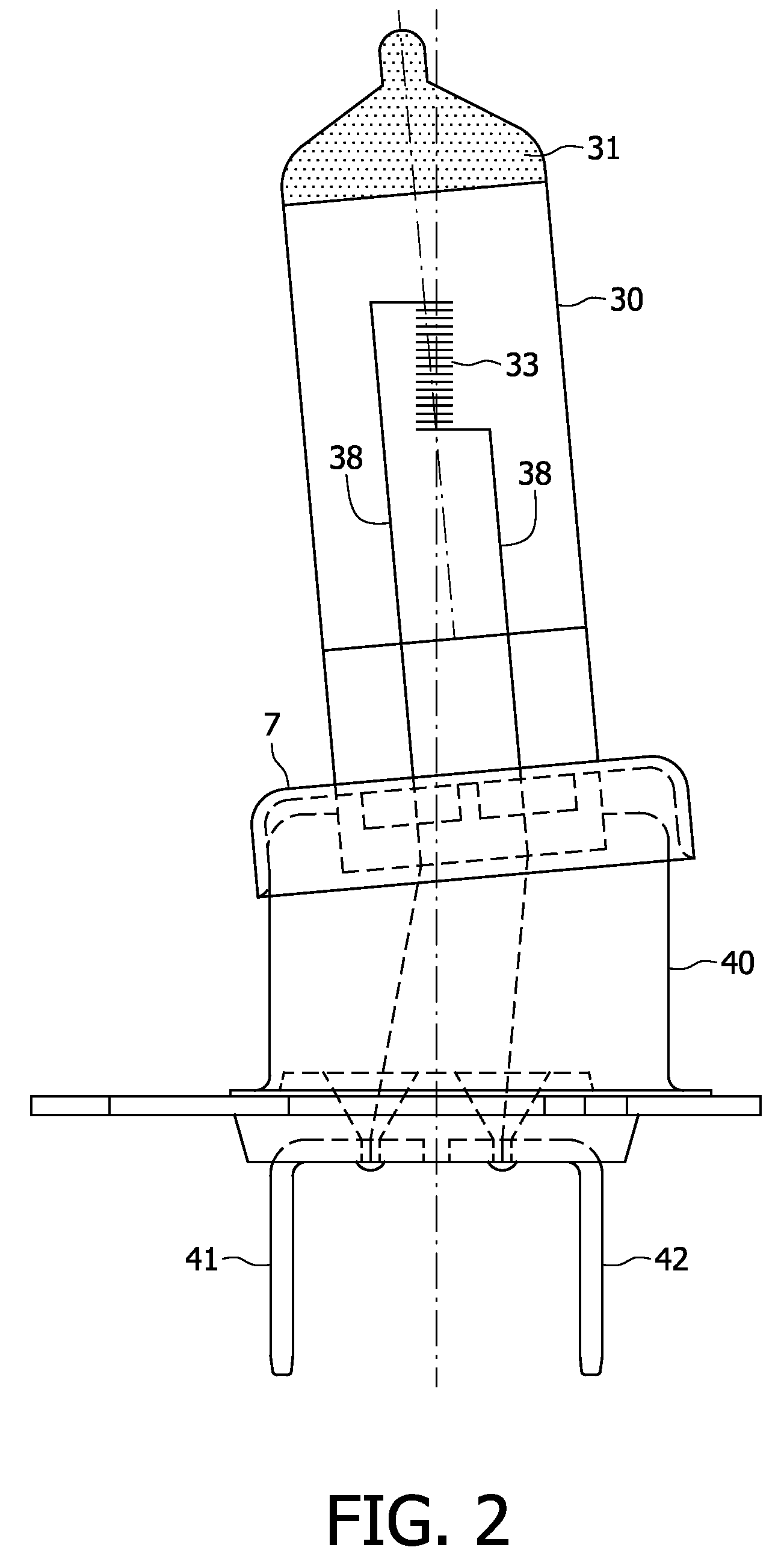 Electric lamp with light-absorbing coating, precursor suspension for such a coating and method of making such a lamp