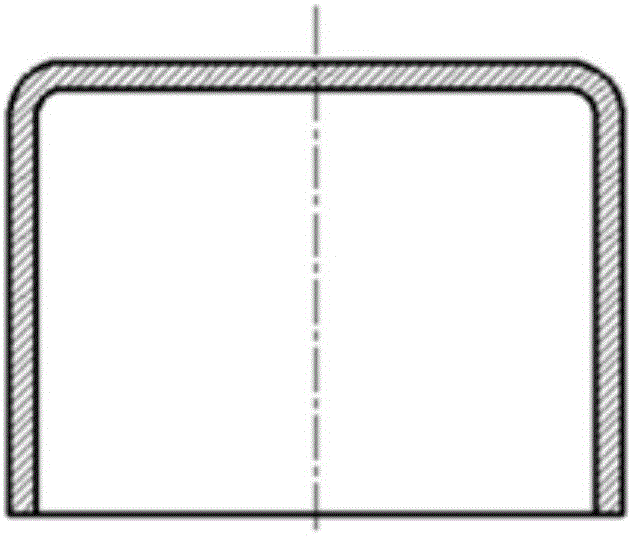 Drawing and forming method for deep cylindrical piece and mould thereof