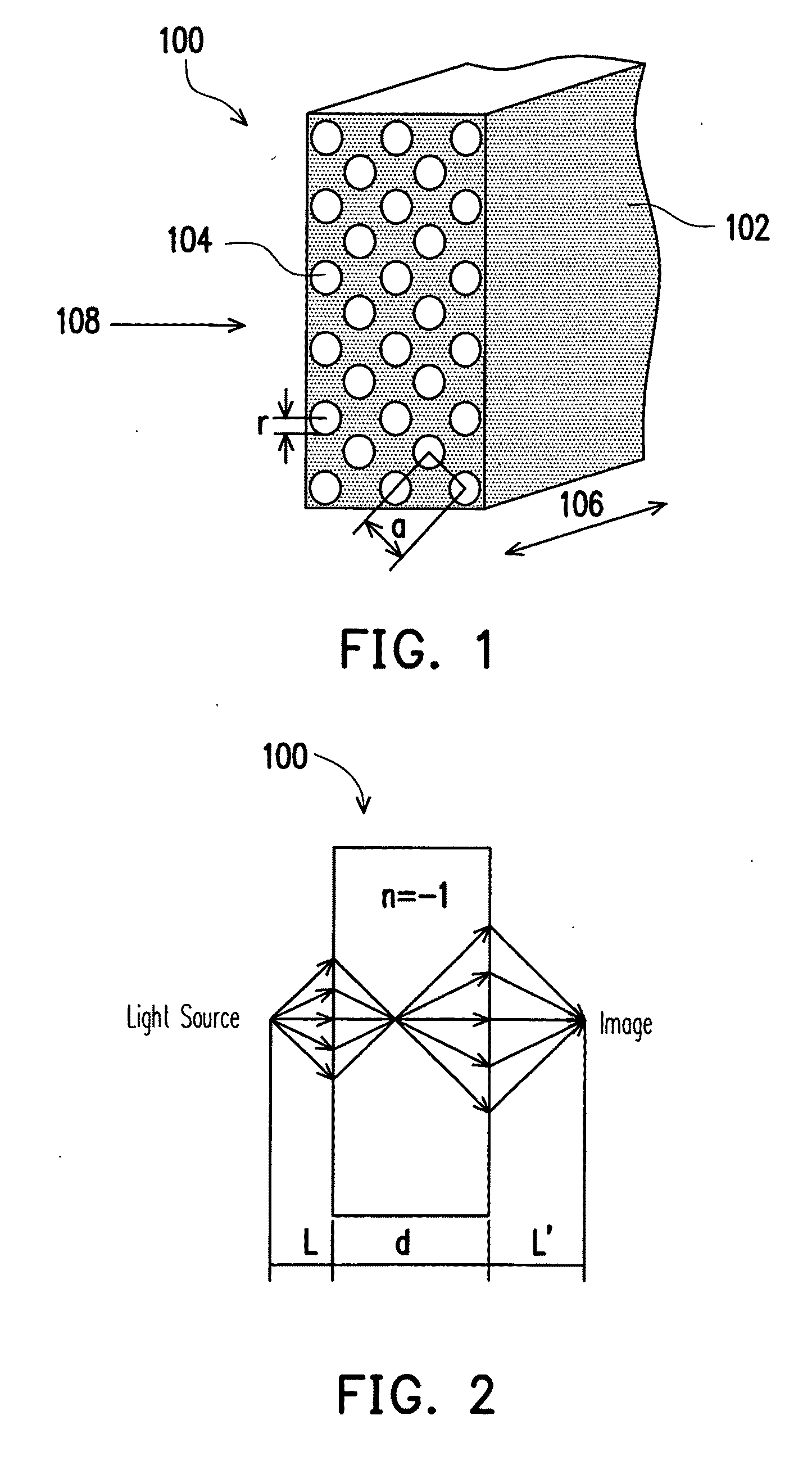 Negative refraction photonic crystal lens