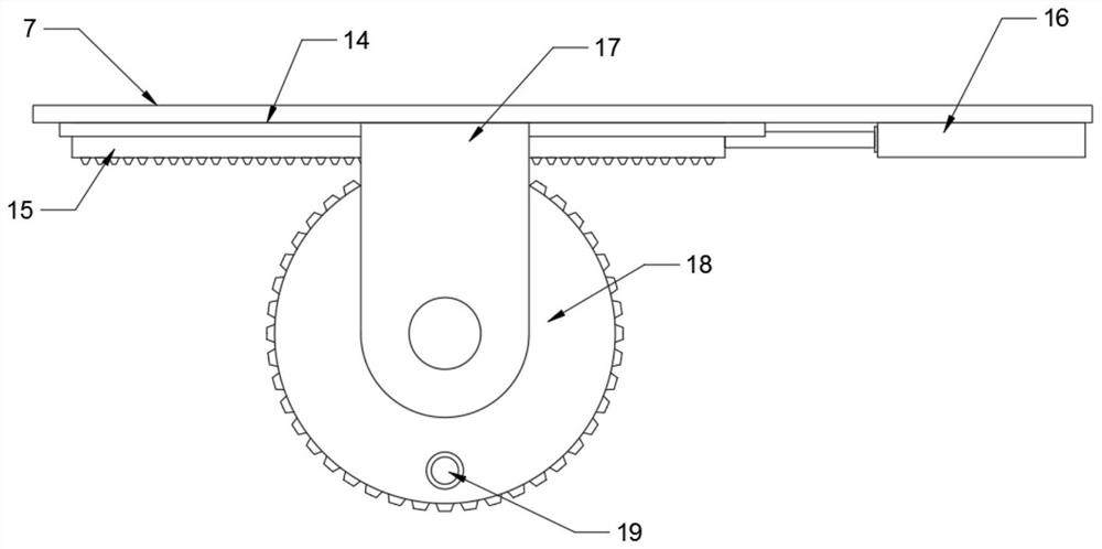 Rapid drying device for LED shell machining material