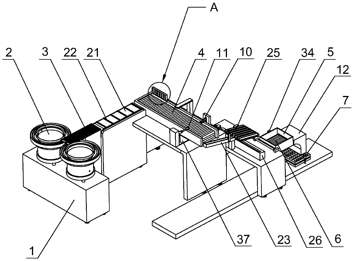 Automatic and continuous filling system of blood sampling tubes