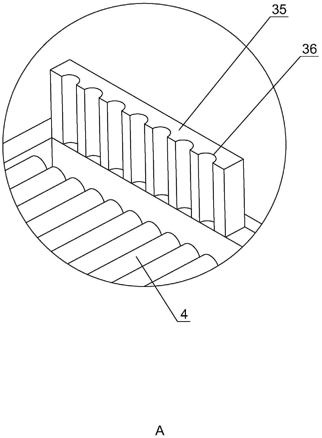 Automatic and continuous filling system of blood sampling tubes