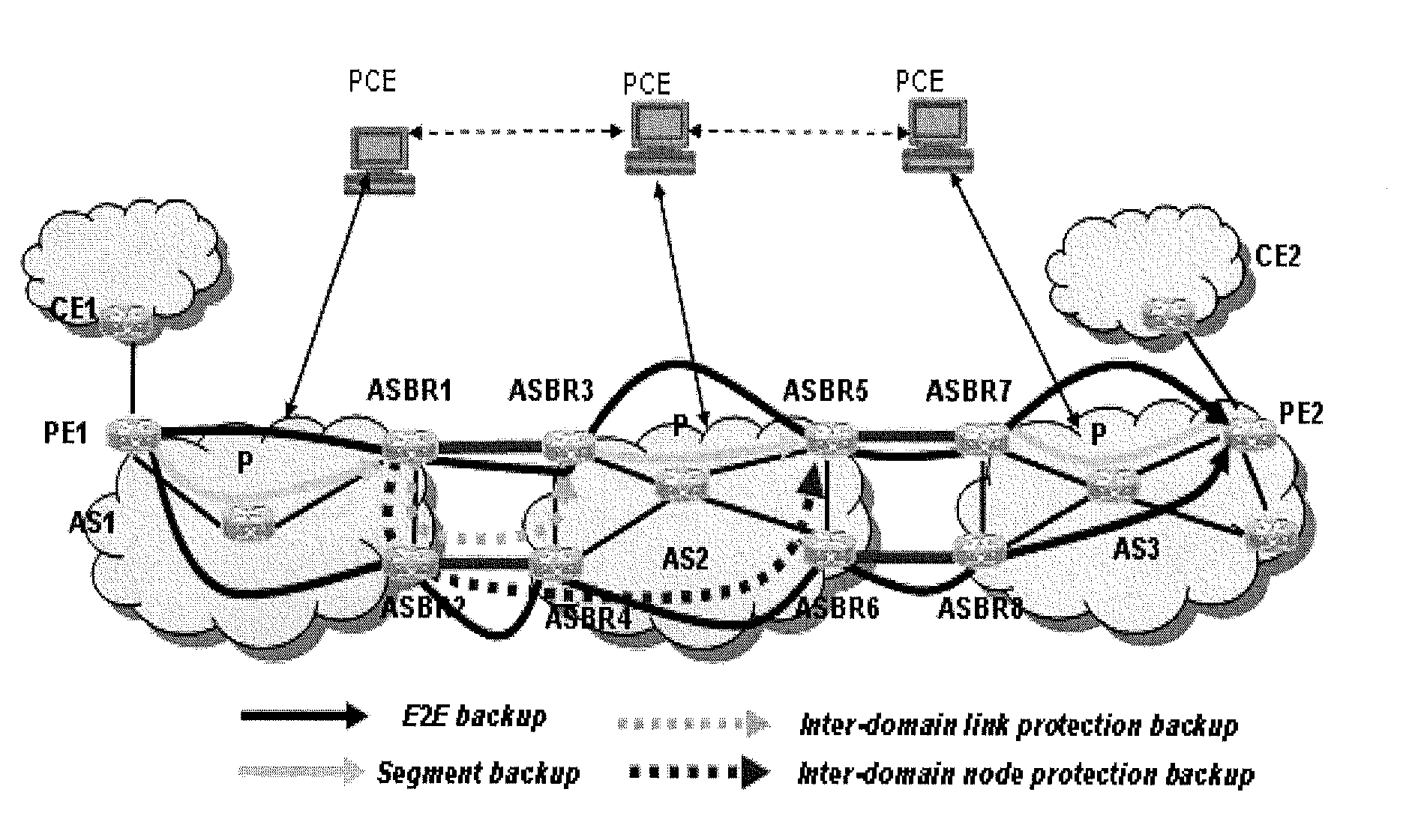 Route computation method and system, and path computation element