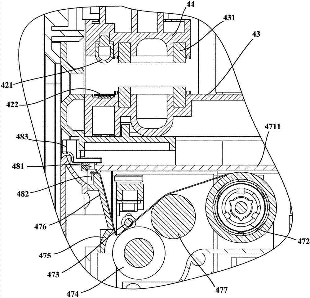 Vacuum sealing device and refrigerator with vacuum sealing device