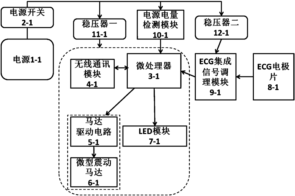 Wearable mother-son electrocardio detection device and method