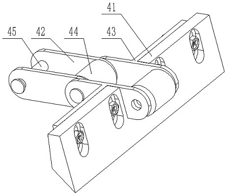 An aggregate transfer mechanism for an anti-drift chain